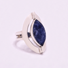 Large Marquise Reversible Ring (Spiny Oyster / Sodalite)
