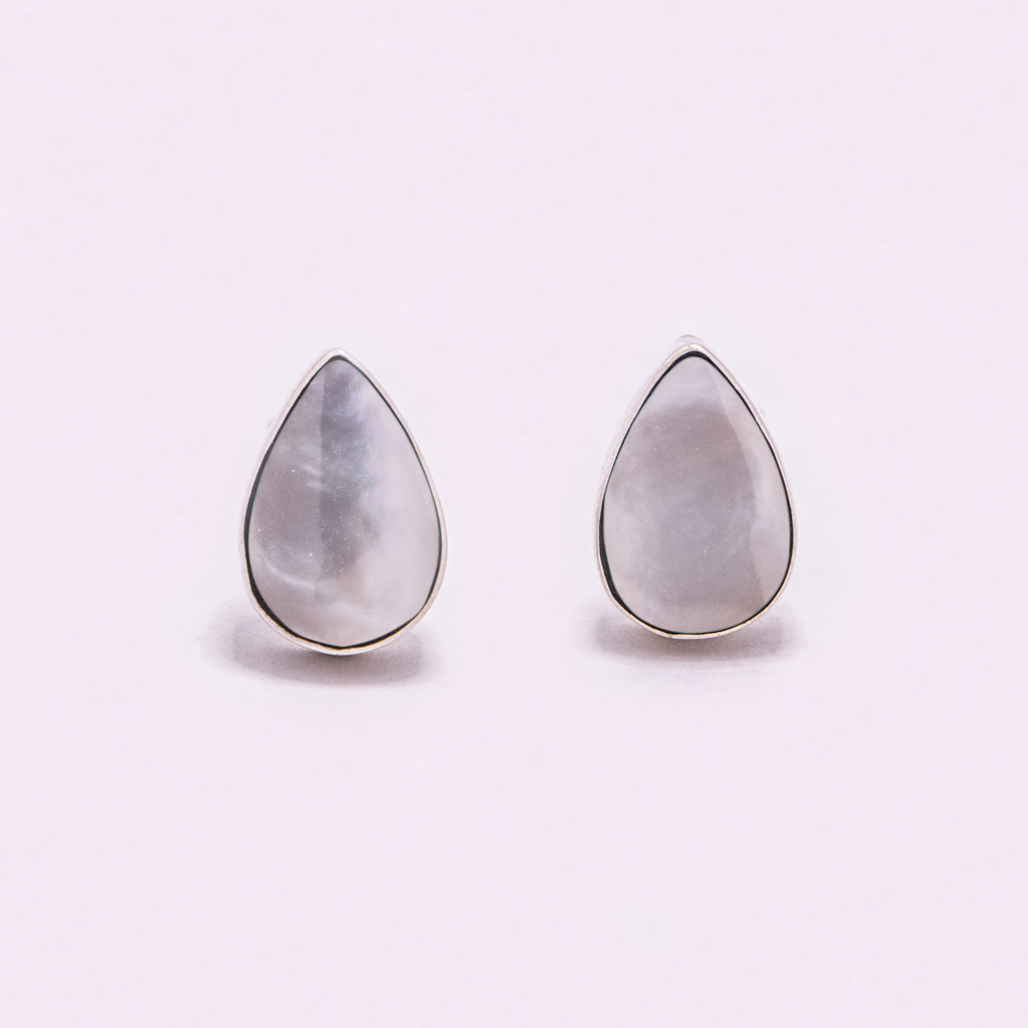 Large Tear Drop Stud Earrings